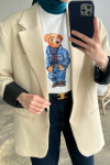 Teddy Bear Tişört MAVİ